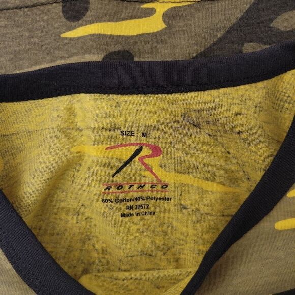 ROTHCO WOMEN'S STINGER YELLOW SHORT SLEEVE CROP TOP. - Picture 4 of 6